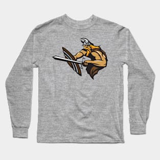 Viking illustration Long Sleeve T-Shirt